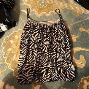 Tank top, Zebra print